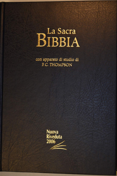 BIBBIA NR THOMPSON COMPL. RIGIDA BLU-0