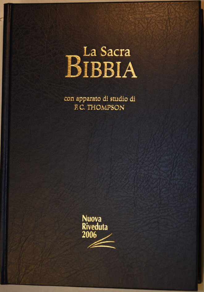 BIBBIA NR THOMPSON COMPL. RIGIDA BLU-0