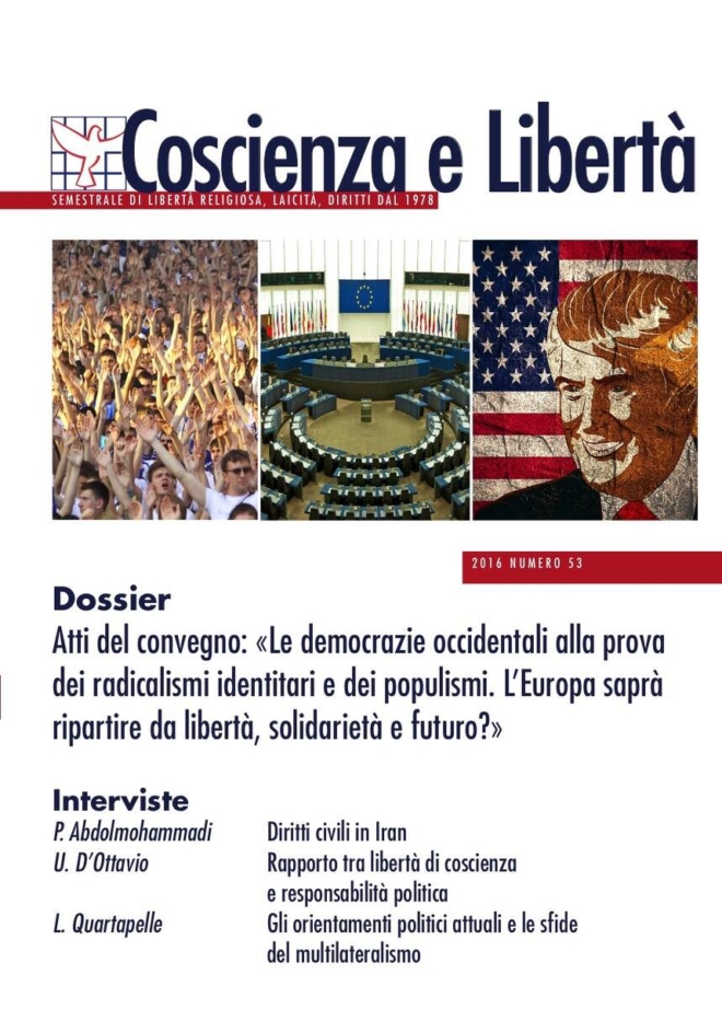 COSCIENZA E LIBERTA' N.53 2016-0